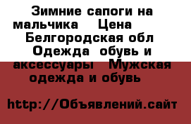 Зимние сапоги на мальчика  › Цена ­ 500 - Белгородская обл. Одежда, обувь и аксессуары » Мужская одежда и обувь   